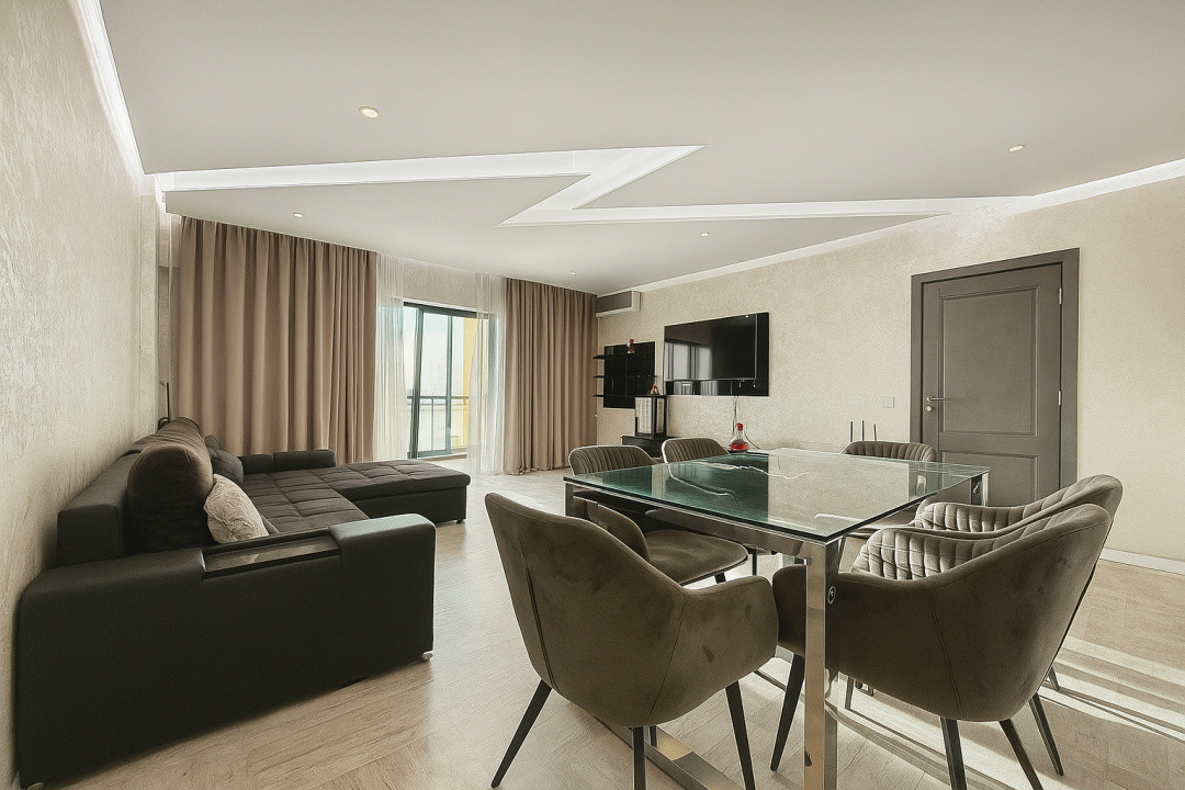 Apartament 3 Camere mobilat si utilat. 106 mp. Parcare subterana inclusa.