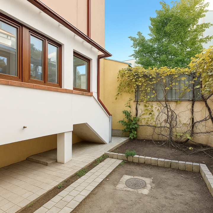 Refugiu interbelic cu 3 camere - 90 mp utili - Curte interioară 