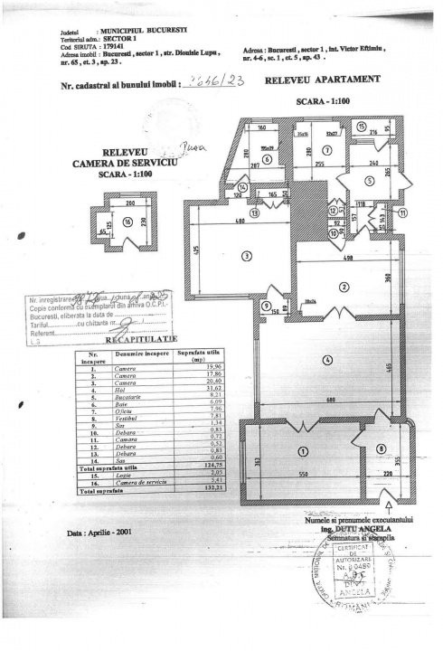 APARTAMENT CU 4 CAMERE 132 MP PIATA ROMANA, LAHOVARI, DIONISIE LUPU